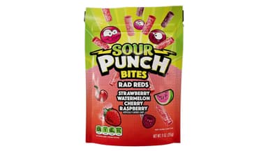 Sour Punch Bites Rad Reds Candies