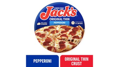 Jack's Pizza Frozen Original Thin Crust Pepperoni 12