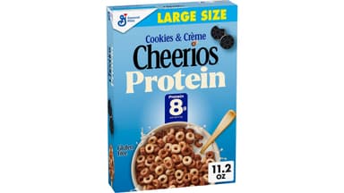 Cheerios Protein Cookies 'N Cream Breakfast Cereal Large Size