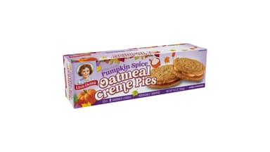 Little Debbie Pumpkin Spice Oatmeal Creme Pies Sandwich Cookies