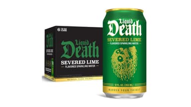 Liquid Death Severed Lime Flavored Sparkling Water