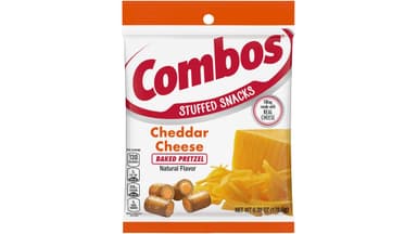 Combos Stuffed Snacks Baked Cheddar Cheese Pretzel Snacks