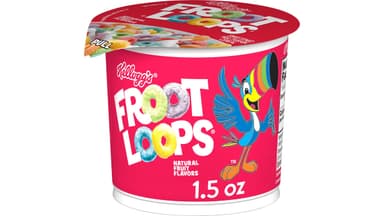 Froot Loops Breakfast Cereal Cup