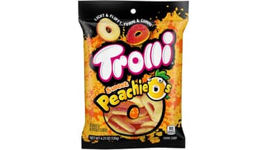 Trolli Sweet Peachie O's Gummy Rings Candies