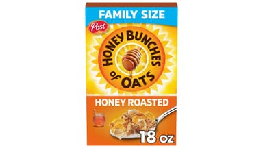 Honey Bunches of Oats Cereal Honey Roasted Breakfast Cereal
