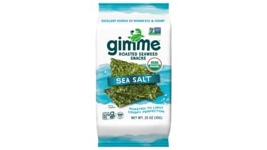 Gimme Organic Sea Salt Premium Roasted Seaweed Snack