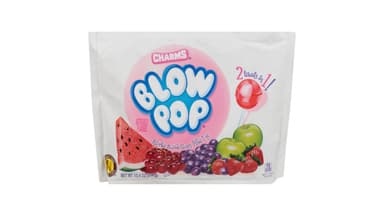 Charms Blow Pops Assorted Flavor Bubble Gum Filled Lollipops