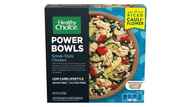 Healthy Choice Gluten Free Greek-Style Chicken Frozen Power Bowls with Riced Cauliflower