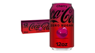 Coke Zero Sugar Cherry Soda Fridge Pack