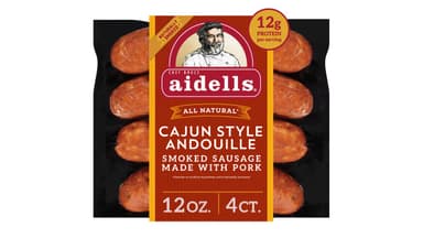 Aidells Fully Cooked Cajun Style Andouille Naturally Smoked Pork Sausage
