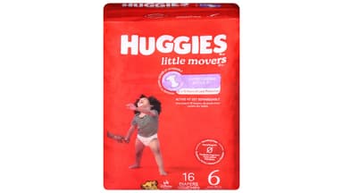 Huggies Little Movers Disney Baby Size 6 Diapers