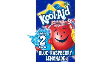 Kool-Aid Unsweetened Blue Raspberry Lemonade Flavored Powdered Drink Mix Packet