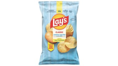 Lay's Lightly Salted Classic 50% Less Sodium Potato Chips