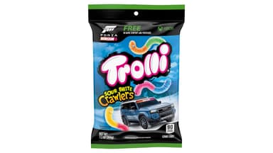 Trolli Sour Brite Crawlers Sweet and Sour Gummy Worms
