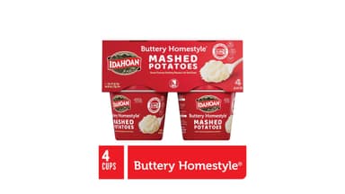 Idahoan Buttery Homestyle Mashed Potatoes Cups