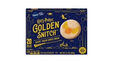 Pillsbury Harry Potter Golden Snitch Shape Sugar Cookie Dough