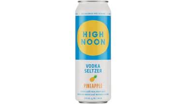 High Noon Sun Sips Gluten Free No Added Sugar Pineapple Vodka Seltzer