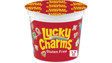 Lucky Charms Original Breakfast Cereal Cup - : Gluten-Free, No Artificial Sweeteners, Whole Grain