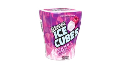 Ice Breakers Sugar Free Raspberry Sorbet Ice Cubes Gum