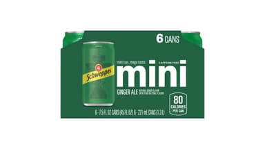Schweppes Caffeine Free Ginger Ale Mini