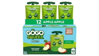 GoGo squeeZ No Sugar Added Apple Applesauce