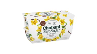 Chobani Zero Sugar Vanilla Greek Yogurt
