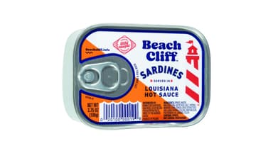Beach Cliff Sardines in Louisiana Hot Sauce