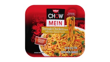 Nissin Chow Mein Restaurant Style Teriyaki Chicken Flavor Noodles Tray