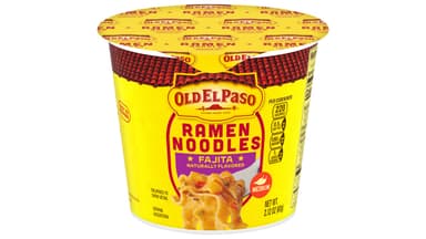 Old El Paso Fajita Flavor Ramen Noodles Microwave Soup Cup