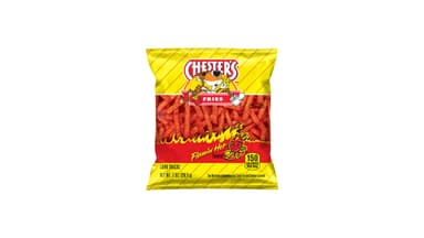 Chester's Gluten Free Fries Flamin' Hot Flavored Corn Snacks