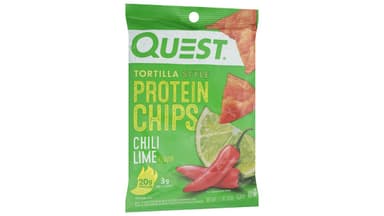 Quest Nutrition Gluten Free Chili Lime Flavor Tortilla Style Protein Chips