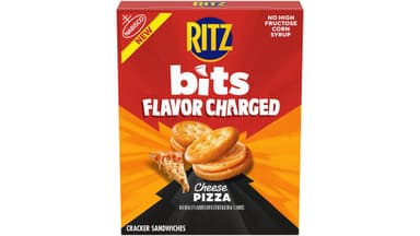 Ritz Bits Flavor Charged Cheese Pizza Sandwich Crackers