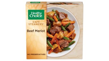 Healthy Choice Cafe Steamers Frozen Beef Merlot