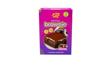 Prime Bites Chocolate Glazed Donut Protein Brownie - Protein - /