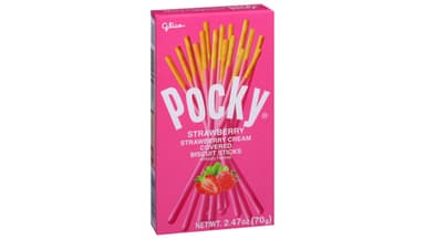 Glico Pocky Strawberry Cream Covered Biscuit