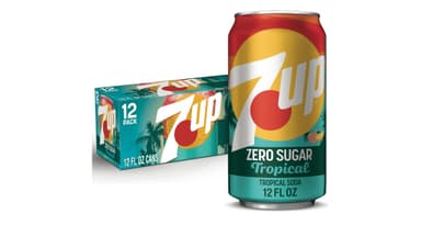 7Up Zero Sugar Tropical Flavored Soda