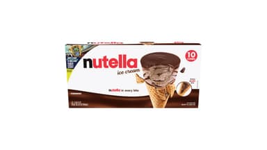 Nutella Chocolate Hazelnut Ice Cream Cones