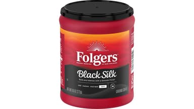 Folgers Black Silk Dark Roast Ground Coffee
