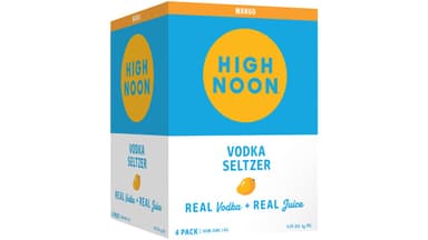 High Noon Gluten Free No Added Sugar Mango Vodka Seltzer