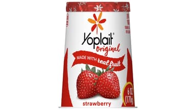 Yoplait Low Fat Original Strawberry Yogurt Cup