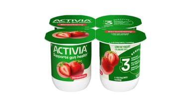 Activia Lowfat Strawberry Probiotic Yogurt