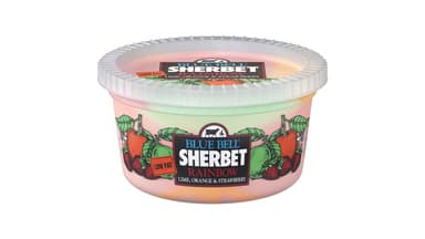 Blue Bell Low Fat Rainbow Sherbet