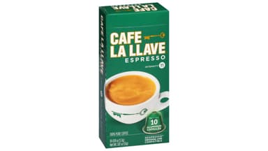 Cafe La LLave Espresso Dark Ground Coffee Aluminum Capsules