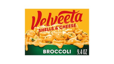 Velveeta Shells and Cheese with Broccoli