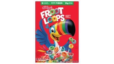 Kellogg’s Froot Loops Cereal Kids Original Natural Fruit Flavors Breakfast Cereal