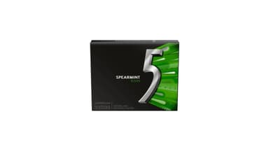 5 Gum Sugar Free Spearmint Rain Chewing Gum