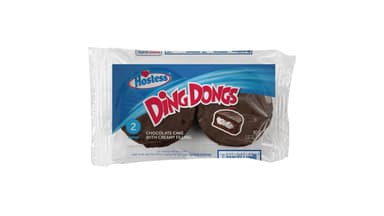 Hostess Ding Dong Single Serve Chocolate Cakes with Creamy Filling