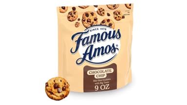 Famous Amos Orignal Recipe Bite-Size Chocolate Chip Cookies Resealable