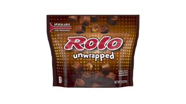 Rolo Unwrapped Creamy Caramels Wrapped in Milk Chocolate Candy