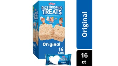 Rice Krispies Treats Original Crispy Marshmallow Squares Snack Bars
